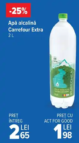 Carrefour Apă alcalinǎ Carrefour Extra Ofertă