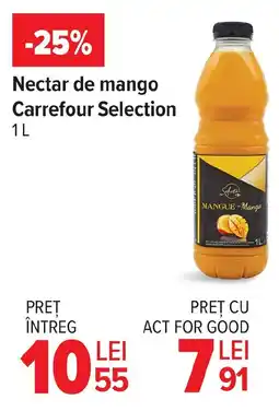 Carrefour Nectar de mango Carrefour Selection Ofertă