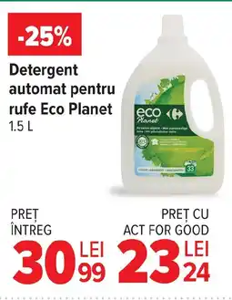 Carrefour Detergent automat pentru rufe Eco Planet Ofertă