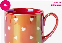 Pepco Cană cu inimioare Ofertă