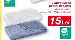 Kik Pătură fleece pentru bebeluşi Ofertă