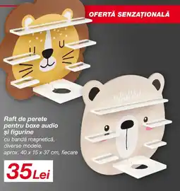 Kik Raft de perete pentru boxe audio si figurine Ofertă