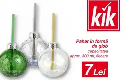 Kik Pahar în formă de glob Ofertă