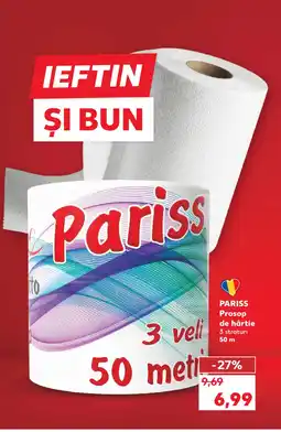 Kaufland PARISS Prosop de hârtie Ofertă