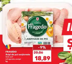 Kaufland FRAGEDO Aripi de pui secţionate Ofertă