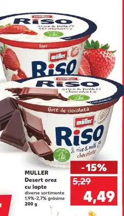 Kaufland MULLER Desert orez cu lapte Ofertă