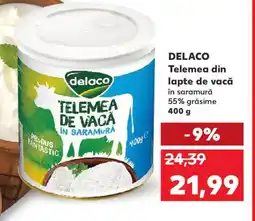 Kaufland DELACO Telemea din lapte de vacă Ofertă