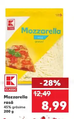 Kaufland Mozzarella rasă Ofertă