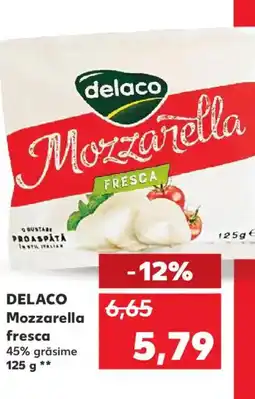 Kaufland DELACO Mozzarella fresca Ofertă
