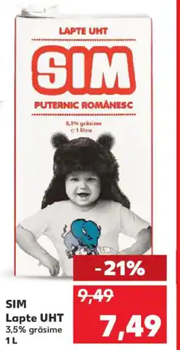 Kaufland SIM Lapte UHT Ofertă