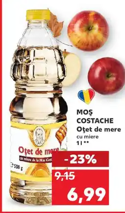 Kaufland MOŞ COSTACHE Oţet de mere Ofertă