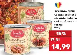 Kaufland SCANDIA SIBIU Costiţă afumată / cârnăciori afumaţi ciolan afumat cu fasole Ofertă