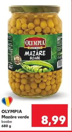 Kaufland OLYMPIA Mazăre verde Ofertă