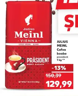 Kaufland JULIUS MEINL Cafea boabe Ofertă