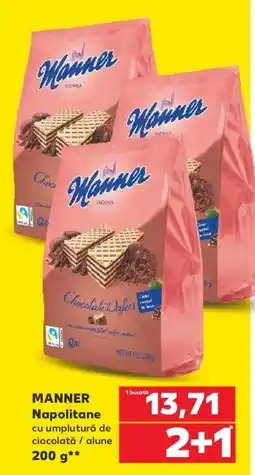 Kaufland MANNER Napolitane Ofertă