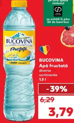 Kaufland BUCOVINA Apă fructată Ofertă
