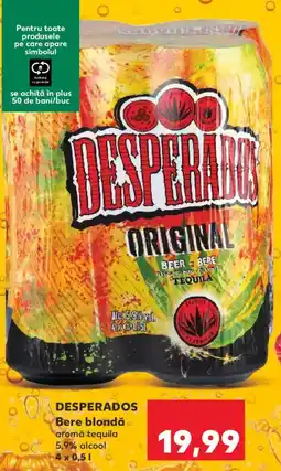 Kaufland DESPERADOS Bere blondă Ofertă
