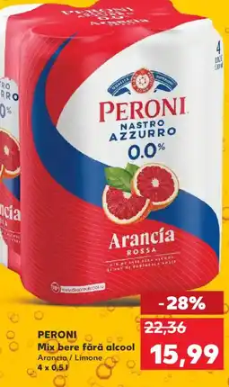 Kaufland PERONI Mix bere fără alcool Ofertă