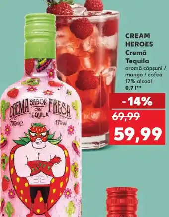 Kaufland CREAM HEROES Cremă Tequila Ofertă