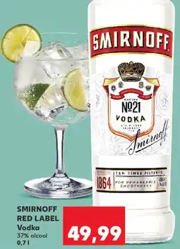 Kaufland SMIRNOFF RED LABEL Vodka Ofertă