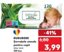 Kaufland BUBUBEBE Şerveţele umede pentru copii Ofertă