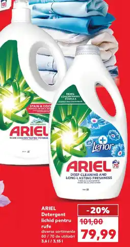 Kaufland ARIEL Detergent lichid pentru rufe Ofertă
