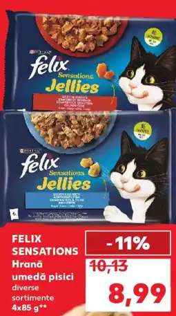 Kaufland FELIX SENSATIONS Hrană umedă pisici Ofertă