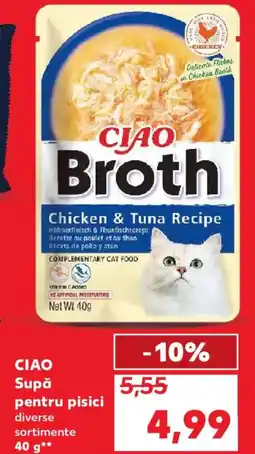 Kaufland CIAO Supǎ pentru pisici Ofertă