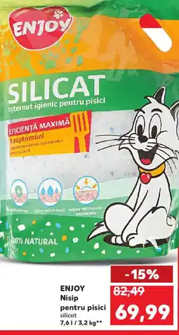 Kaufland ENJOY Nisip pentru pisici Ofertă