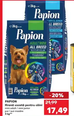 Kaufland PAPION Hrană uscată pentru câini Ofertă