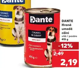 Kaufland DANTE Hrană umedă câini Ofertă