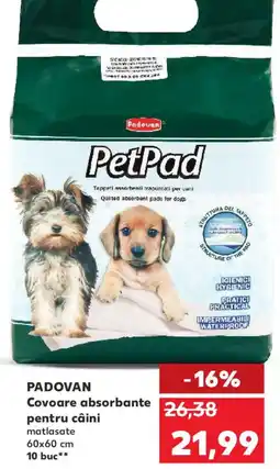 Kaufland PADOVAN Covoare absorbante pentru câini Ofertă