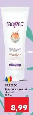Kaufland FARMEC Cremă de mâini Ofertă