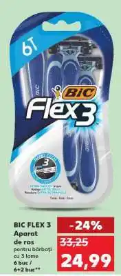 Kaufland BIC Flex 3 Ofertă