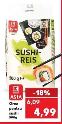 Kaufland Orez pentru sushi 500g Ofertă