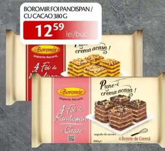 Unicarm Boromir foi pandispan/ cu cacao Ofertă