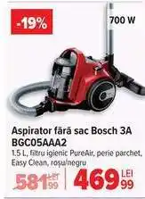 Carrefour Aspirator fără sac Bosch 3A BGC05AAA2 Ofertă
