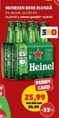 Penny HEINEKEN Bere blondă Ofertă