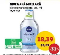Penny NIVEA Apă micelară Ofertă