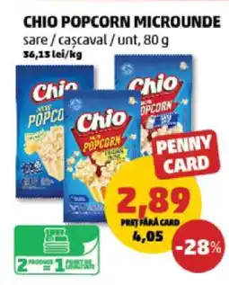 Penny CHIO Popcorn microunde Ofertă
