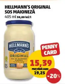Penny HELLMANN'S ORIGINAL SOS MAIONEZĂ Ofertă