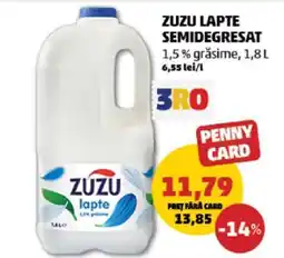 Penny ZUZU LAPTE SEMIDEGRESAT Ofertă