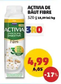 Penny ACTIVIA DE BĂUT FIBRE Ofertă