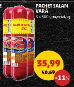 Penny PACHET SALAM VARĂ Ofertă