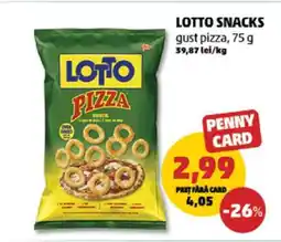 Penny LOTTO SNACKS Ofertă