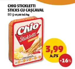 Penny Chio Stickletti Sticks cu Cașcaval Ofertă