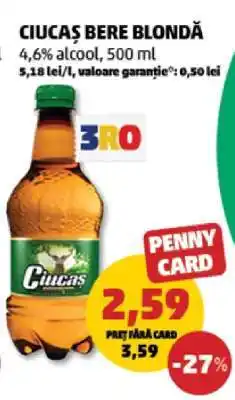 Penny CIUCAŞ Bere blondă Ofertă