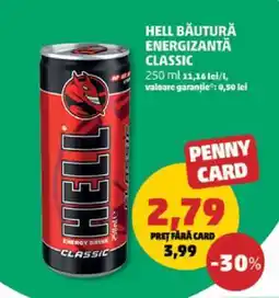 Penny HELL BĂUTURĂ ENERGIZANTĂ CLASSIC Ofertă
