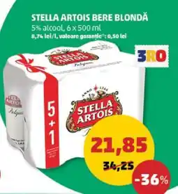 Penny STELLA ARTOIS Bere blondă Ofertă