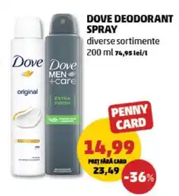 Penny DOVE Deodorant spray Ofertă
